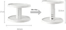 2-Tier Rotating Seasoning Holder 360 Degree Spice Jar Storage