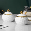GOLD PLATED SEASONING JAR