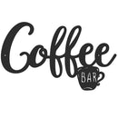 black wall sign words