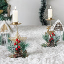 Christmas Iron Candle Holder