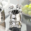 APPETIZER FORKS CUTE BEAR DESIGNS