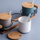 Grained seasoning jar (two)