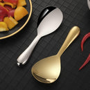 STAINLESS STEEL RICE SPOON_BLACK SILICONE RICE SPOON