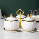 GOLD PLATED SEASONING JAR