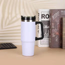 CUP WITH HANDLE AND STRAW (randomly)
