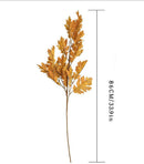 orange oak leaf