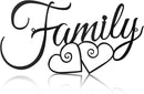 black wall sign words