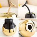 GOLD AND BLACK PEAR