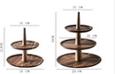 2 TIER SERVING DECORATION