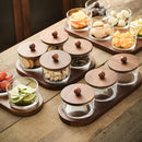 SNACK STORAGE BOX WITH TRAY