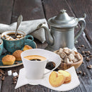 ELEGANT WAVE COFFEE MUG & PLATE