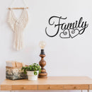 black wall sign words