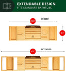 WOODEN BATH TRAY