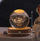 "Decorative lamp with random design"