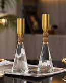 CRISTAL CANDLE HOLDER