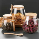 GLASS STORAGE WITH SPOON
