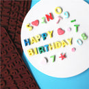 Silicone Letter Mold and Number Chocolate Molds