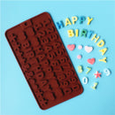 Silicone Letter Mold and Number Chocolate Molds