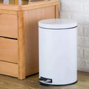 Stainless steel pedal round trash with cover