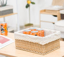 Wicker storage basket (26*20*12 cm)