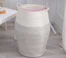 Cross-border cotton rope woven basket simple for dirty clothes