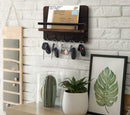 Rustic Wooden shelf for key storage