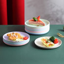 6" wheat straw dish set (6 pieces )
