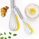 Stainless steel whisk set