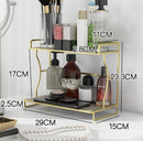 Bathroom cosmetic organizer rack