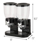 Two bucket cereal dispenser