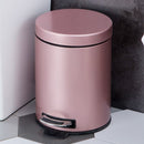 Stainless steel pedal round trash with cover