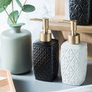 Simple ceramic hand sanitizer bottle, shampoo shower gel lotion press sub-bottling