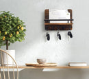 Rustic Wooden shelf for key storage