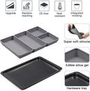 Baking Pan Tray set Silicone  (Four-piece)