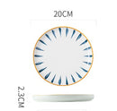 8" Ceramic creative hand painted plate