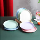 6" wheat straw dish set (6 pieces )