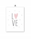 Simple cartoon canvas painting