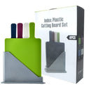 index plastic cutting board set  (4 pieces)