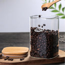 Glass Jars with Bamboo Lids Designed