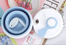 Collapsible Travel Cup With Straw