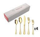 Cross-border western tableware set  stainless steel 20-piece