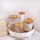 Acrylic Qtip Holder Dispenser with Bamboo Lid