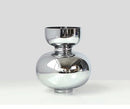Silver glass vase
