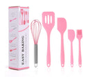 Colored kitchen utensils set (5 pieces)