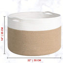 Cotton rope storage basket