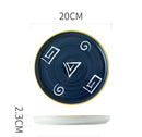 8" Ceramic creative hand painted plate