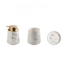 Light luxury ceramic bathroom toiletry set bathroom supplies toilet mouthwash cup toothbrush cup set creative gift