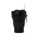 Collapsible Travel Cup With Straw