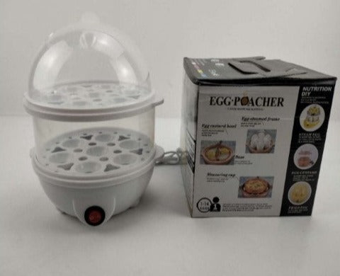 Rapid Electric Egg Cooker Poacher Auto Shut Off For Omelet Soft