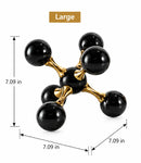 Black and Gold Decorative Jack Sculpture Set